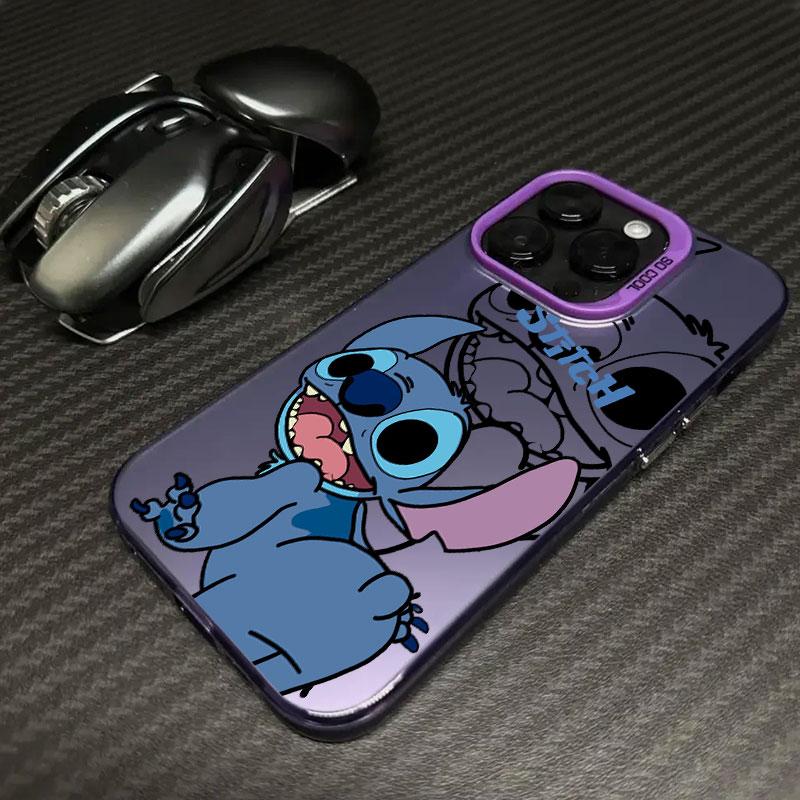 Lilo Stitch Cartoon Phone Case For iPhone 11 12 13 14 15 16 17 Pro Max 16e 17E 17 Air Plus 13 Mini Shockproof Fundas Back Cover