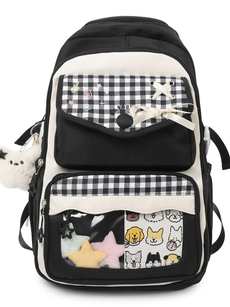 Japanese Anime School Backpack With Multiple Compartments For Teens And Students