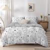 Animal Kitty King Queen Duvet Cover Lovely Pet Cat Bedding Set Cartoon Quilt Cover 2/3pcs Colorful Polyester Comforter Cover