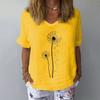 GMXIA Damenmode, lässig, Sommer, kurzärmelig, O-Ausschnitt, Blusen und Hemden