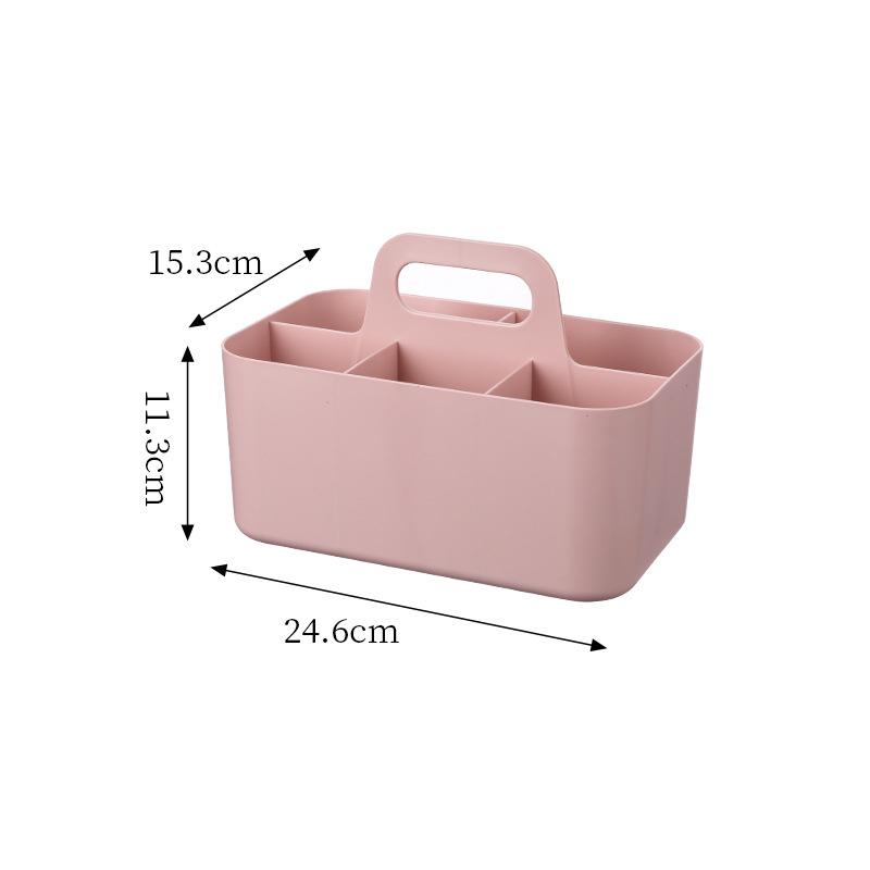 Multipurpose Organizer Stackable Plastic Caddy With Handle, Desk, Makeup, Dorm Caddy, Classroom Art Organizers And Storage Tote