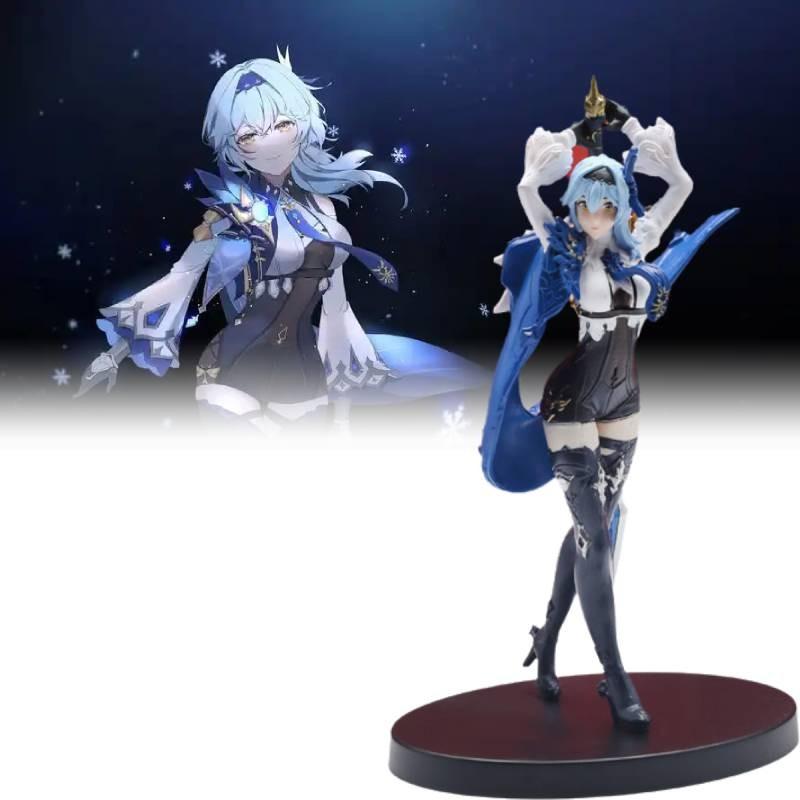 Impact Eula Genshin Figurine Game Cartoon Model Toys Statuary Christmas Gifts