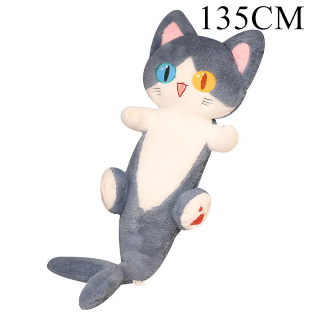 50-90cm Schöne Verwandlungs-Hai-Katze Plüschtiere Gefüllte Niedliche Katze Puppe Niedliches Tier Kissen Weiches Cartoon Kissen Kinder Weihnachtsgeschenk