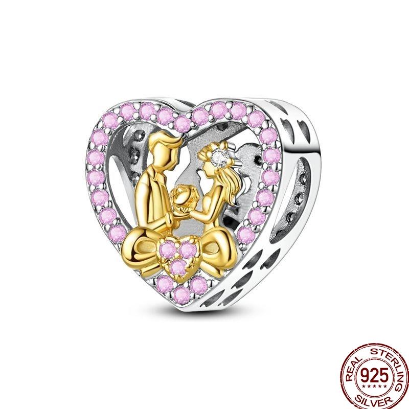 Original Copper Gold Series Charms Bead Sunflower Dogs Leopard Firefly Pendants Fit Bracelet Jewelry Gift Marking