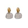 Personalized Temperament, High-end Feeling, Shell Ear Clip, Retro and Cool Style Earrings, Internet Famous and Popular, No Ear Hole Style