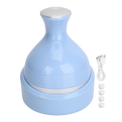 Kopfmassagegerät 4 Modi IPX7 Wasserdicht Ergonomisch Anti-Rutsch Silikon Elektrisches Kopfhautmassagegerät für Frauen Männer für Stress