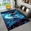 Retro Street Fighter Games Cartoon Carpet Rug for Bedroom Living Room Sofa Playroom Doormat Home Decor,Kid Area Rug Non-slip