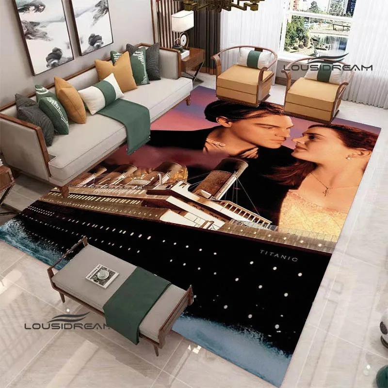 Titanic Leonardo DiCaprio carpet living room bedroom carpet balcony bathroom non-slip door mat bedroom decor birthday gift