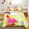 Catoon 3D Gedruckte Bettbezug Kissenbezug Heidi Mädchen Bettwäsche Set Jugend Kinder Mädchen Jungen Geburtstag Schlafzimmer Dekoration 2/3 Stück Set