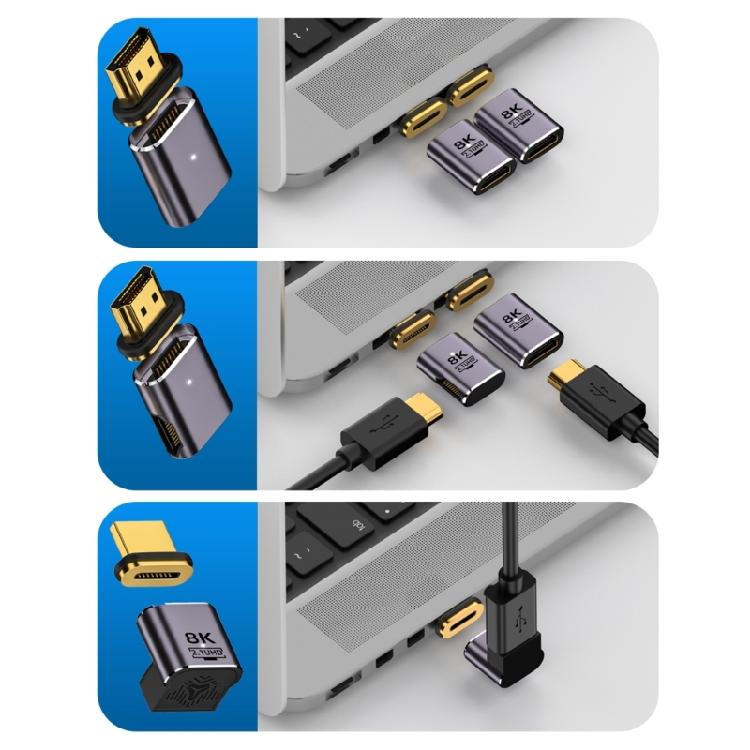 Multi Sizes Magnetic Adapter Support UHD2.1 8K60Hz 4K120Hz 8K Magnetic Adapter