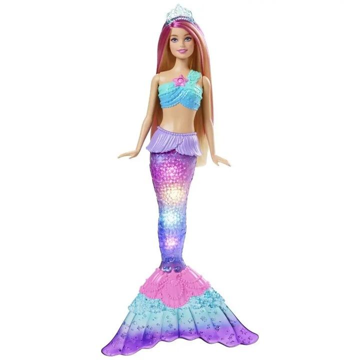 Lalka Barbie Malibu Syrenka Migoczące Światełka