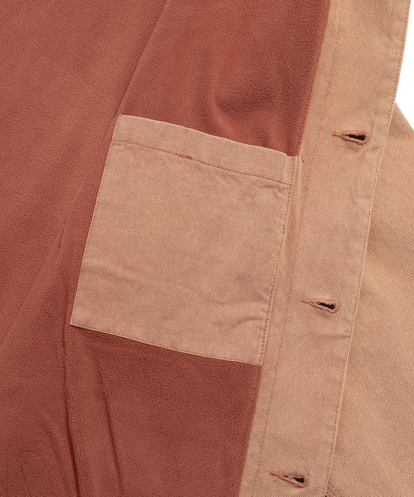 Niceghostclub Cotton Garment Dyed Chore Jacket_Brick(Ng2Dfud102A)