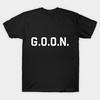 Men Black Print T-shirt Penguin'S Goon No-Cut Transfer Paper Print Cotton Tshirt