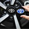 4pcs 56mm Car Styling Wheel Center Hub Caps Stickers Badge Emblem Decoration Decal For Toyota Corolla Auris Yaris CHR Rav4 Hilux