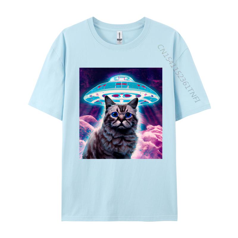 Help Me Cat T Shirt Geek Gift TShirt Aline Attacks The Cat Tshirt Funny Anime Mens Cotton Graphic Tshirts