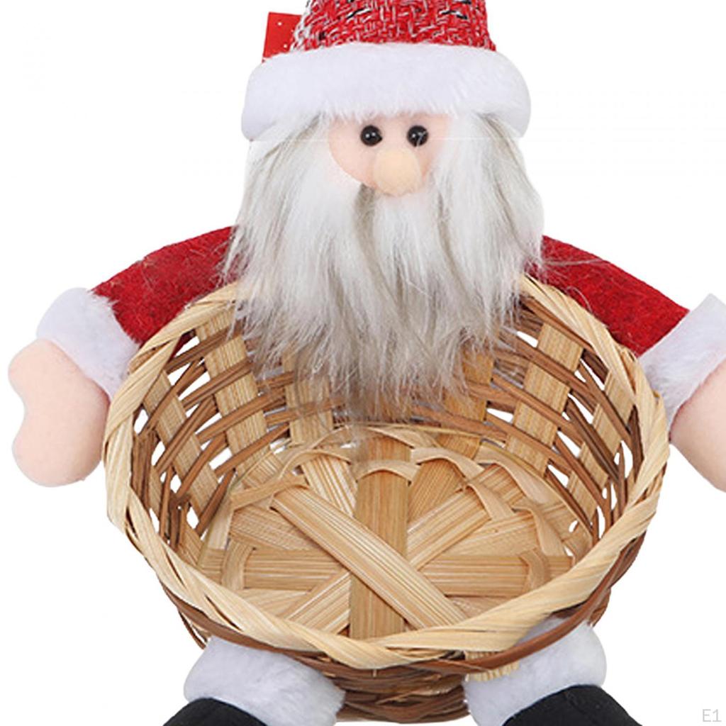 Festive Handmade Basket for Christmas Home Decor