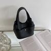 2025 Korean Ins New Vegetable Basket Bag Handbag Simple Fashion Soft Leather Texture Messenger Bucket Bag Women
