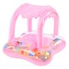 Baby Pool   Sunshade Swim   Infants Seat Boat Inflatable Toy with Awning Handle Small