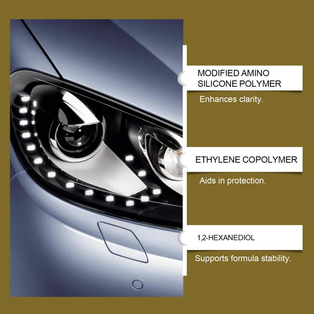 Auto Scheinwerfer Restaurierung Polieren Scheinwerfer Kratzerentferner Set Oxidationsreiniger Reparaturpaste für Scheinwerferbaugruppe 100ml