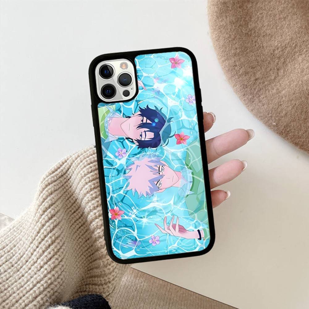 Healing Anime L-Link C-Click PC+TPU Phone Case For IPhone 17 16 15 14 13 12 11 Pro Max Plus Kawaii Cartoon Cover