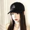 ins washed cotton baseball cap men's and women's spring and summer versatile letter embroidered cap showing face small sun hat