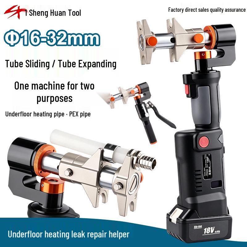 Hydraulic Geothermal Pipe Crimping Pliers for Underfloor Heating Installation