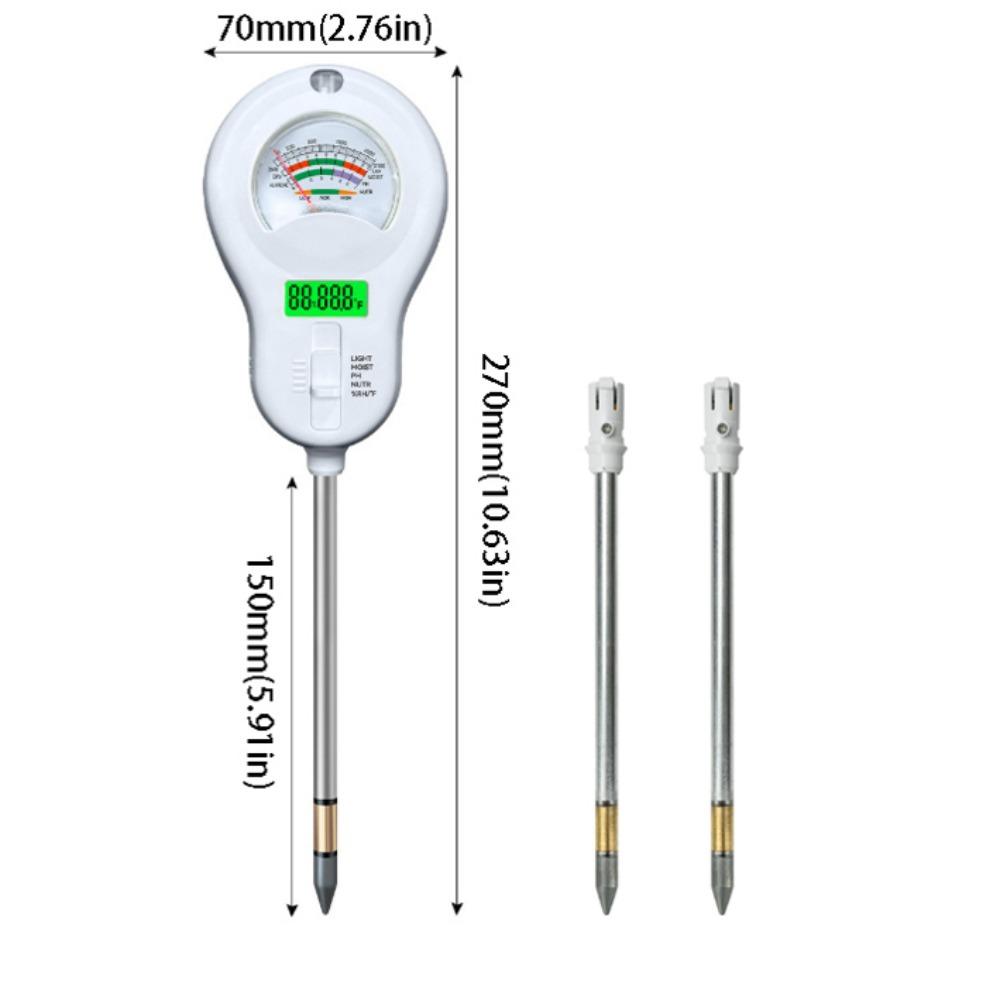 Humidity Detector Soil Tester Sunlight Detector Air Temperature Soil Analyzer Gardening Tool Air Humidity PH Detector