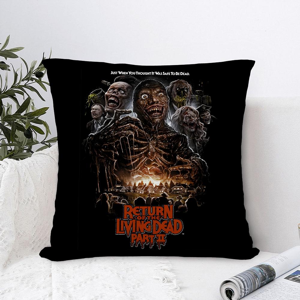 R-Return Of The Living Dead Pillow Case Plush Fabric Soft Pillowcase Double Sided Print Sofa Cushion Cover Throw Pillow Cover