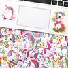 50PCS Cute The Unicorn Stickers Kawaii Waterproof Graffiti Vinyl Decals for Laptop Guitar Suitcase Skateboard Kids Gift