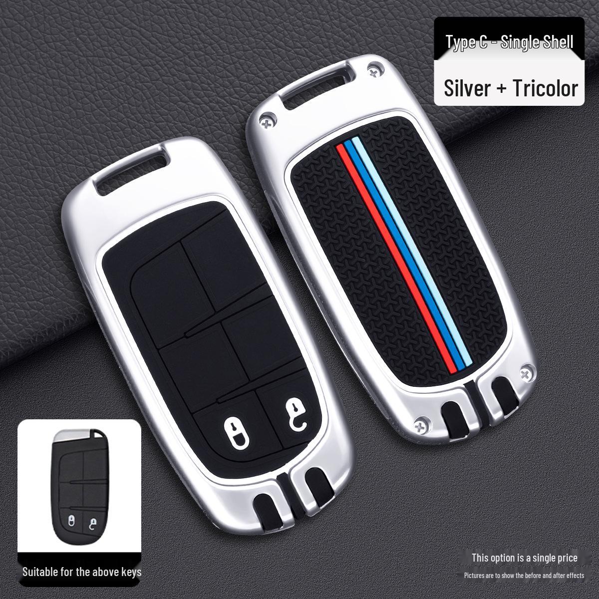 

Key Cover Shell Bag for Jeep Compass, Cherokee, Renegade, and Grand Commander