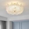 Creamy Style Master Bedroom Lamp Simple Modern Creative Shell Ceiling Lamp