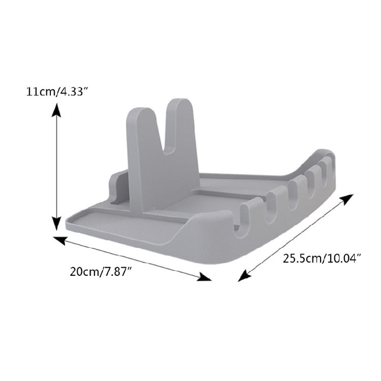 Heat-Resistant Spoon Holder Silicone Utensil Rest Kitchen Utensil Holder Spoon