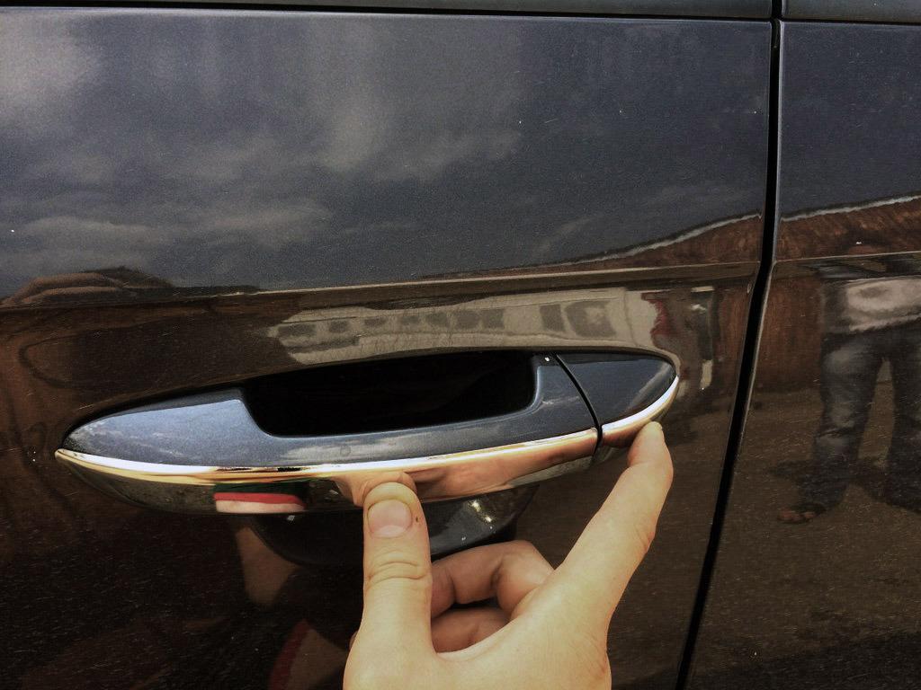 

Накладки на ручки плоские (4 шт, нерж) для Volkswagen Passat B7 2012-2015 гг