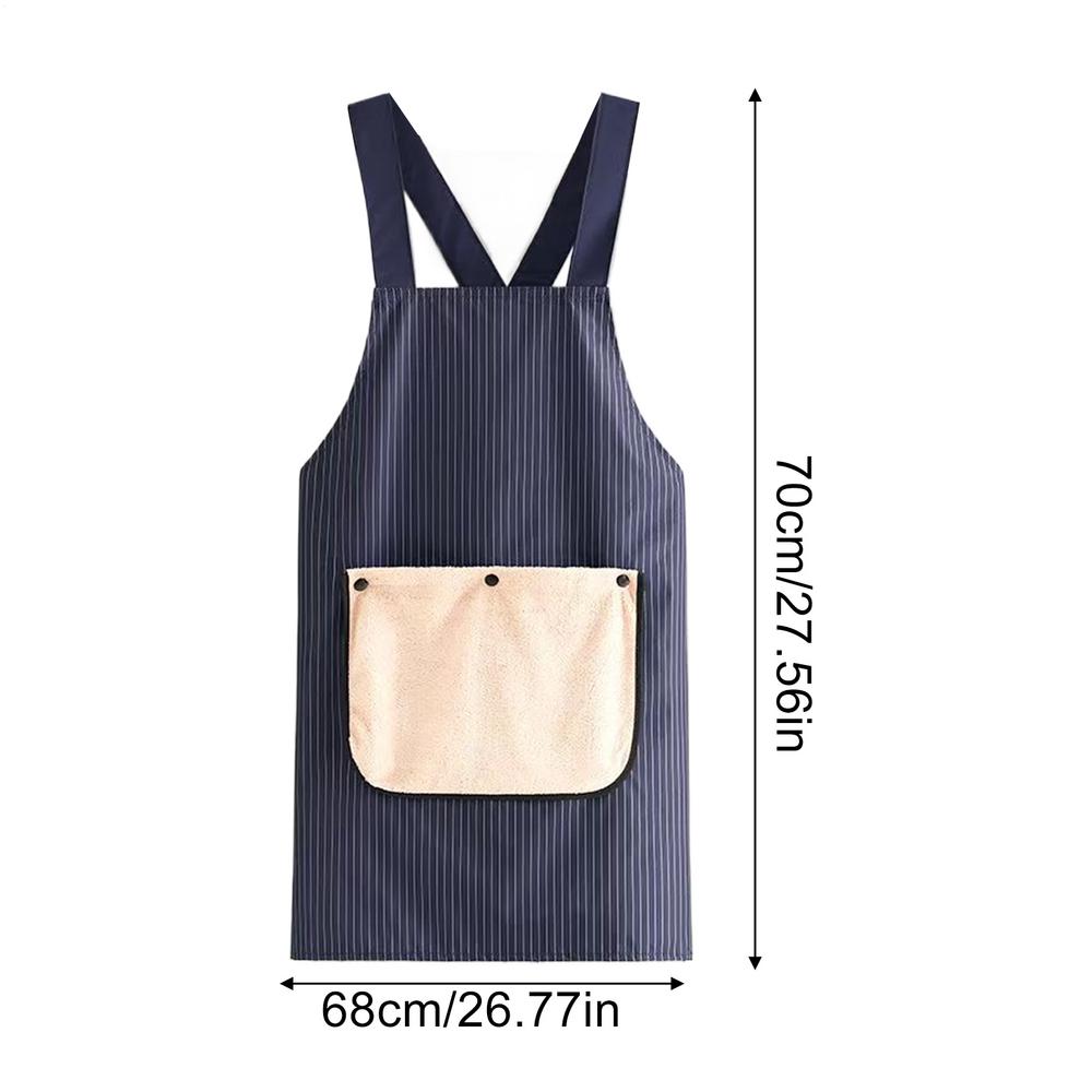 Cooking Apron Detachable Towel Machine Washable Dress Cooking Cloth Apron For Chef Art Projects Cafe Gardening Home Indoor