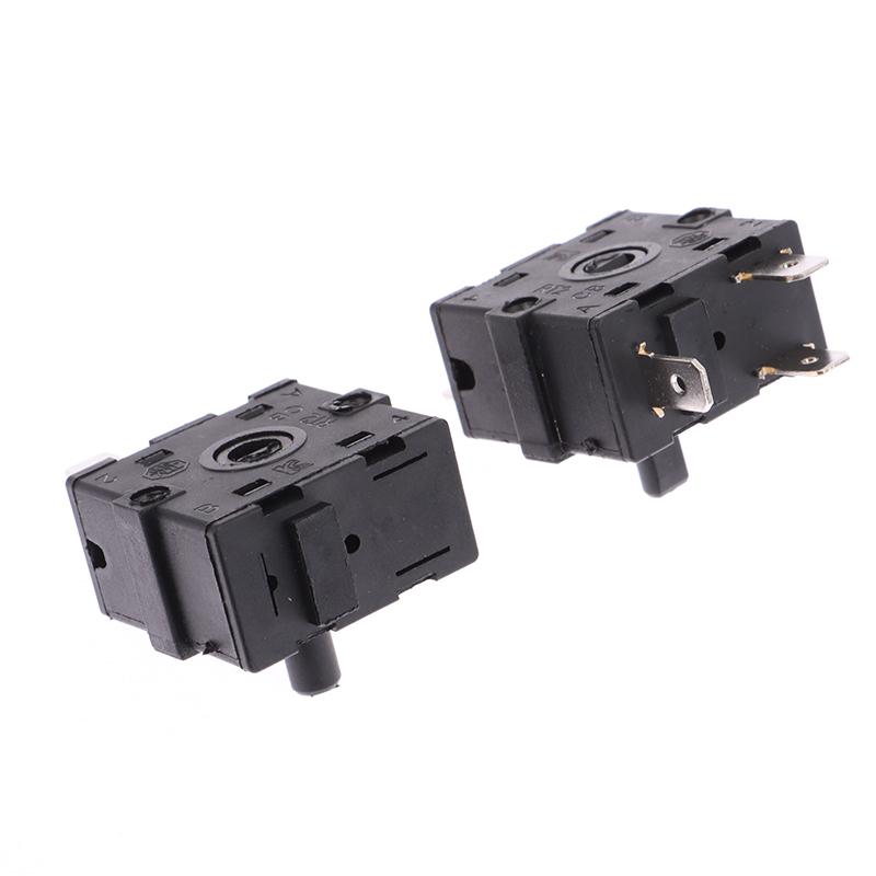 Electric Room Heater Gear Knob Switch 3Pin 5Pin Rotary Switch Selector 16A Temperature Control Switch