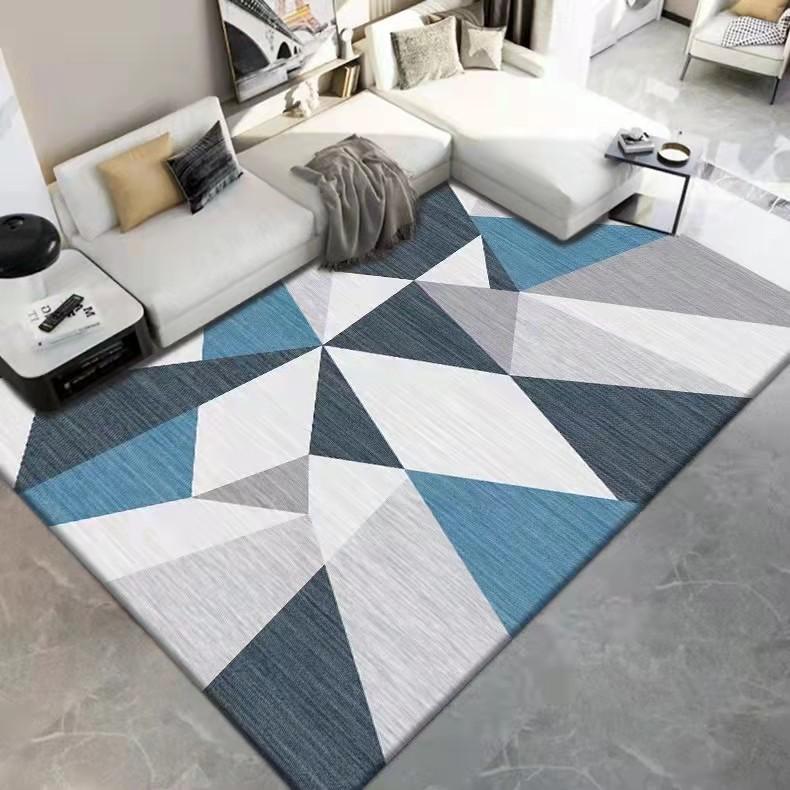 Geometric Carpet For Living Room Rug Kids Bedroom Bedside Rugs Soft Square Fluffy Carpets Home Sofa Table Decor Mat Alfombra