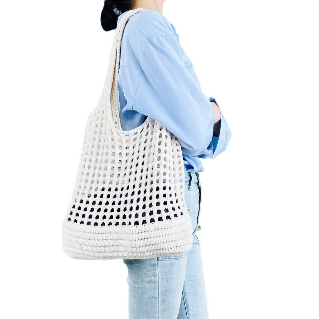 Vintage dutý design Tkané dámské kabelky přes rameno Pletení Velkokapacitní kabelky Letní cestovní Nákupní taška pro dámy plážové tašky
