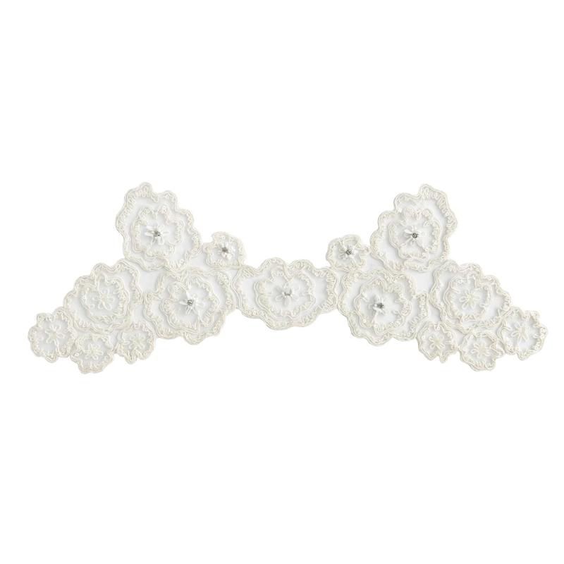 

Sewing On Glitters Sequins Fabric Patches Mesh Fabric Applique Clothes Decoration For Costume Party Apparel Crafting абрикосовый