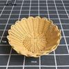 Multistyles Imitation Rattan Fruit Plate Retro Woven Multipurpose Storage Rattan Woven Tea Tray Creative House Candy Packaging