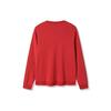 Anta Outdoor Series Plus Velvet Loose Fit Sports Crew Neck Sweatshirt Women Tops Red 162146709-2