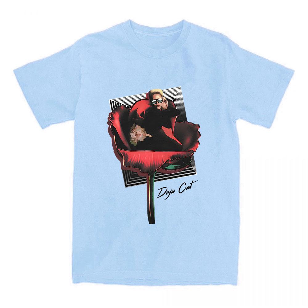 VIE IN BLOOM T-SHIRT Doja Cat Fashion Singer Graphic Tshirts Cotton Short Sleeve Female T Shirt Casual Unisex Streetwear Print