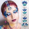 Rhinestone Masquerade Face Stickers for EDM & Carnival