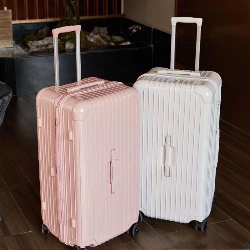 Durable, Extra-Large Rolling Suitcase with Combination Lock – Unisex Travel Luggage