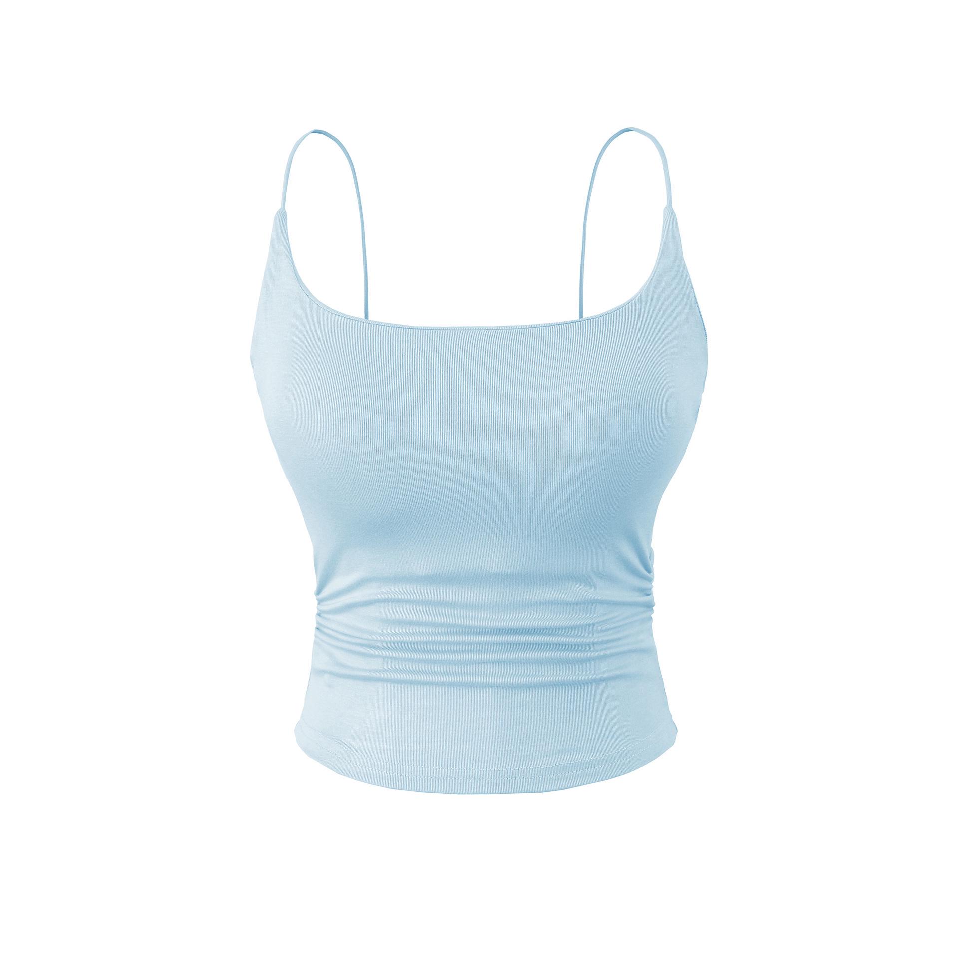 

Women s Summer Padded Camisole - Slimming, Versatile, Beautiful Back Design, Covers Underarm Fat, Perfect Base Layer. Large синий
