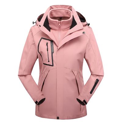 Women's 3-in-1 Winter Coats Snow Jacket Waterproof Windproof Fleece Lined Winter Jacket Parka