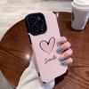 Custodia alla Moda Smile Rosa Cuore d'Amore in Silicone Per iPhone 15 13 Max 14 Plus 11 12 Mini SE 7 8 X XS XR Pelle Antiurto Copertura Totale