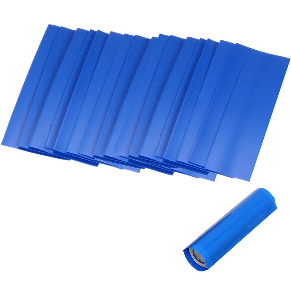 25-100PCS 18650 Battery Wrap PVC Heat Shrink Tubing Pre-cut Precut ZP