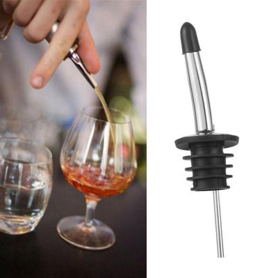 1/3PCS Spirit Free Flow Liquor Spout Stopper Stainless Steel Bottle Cap Wine Pourer