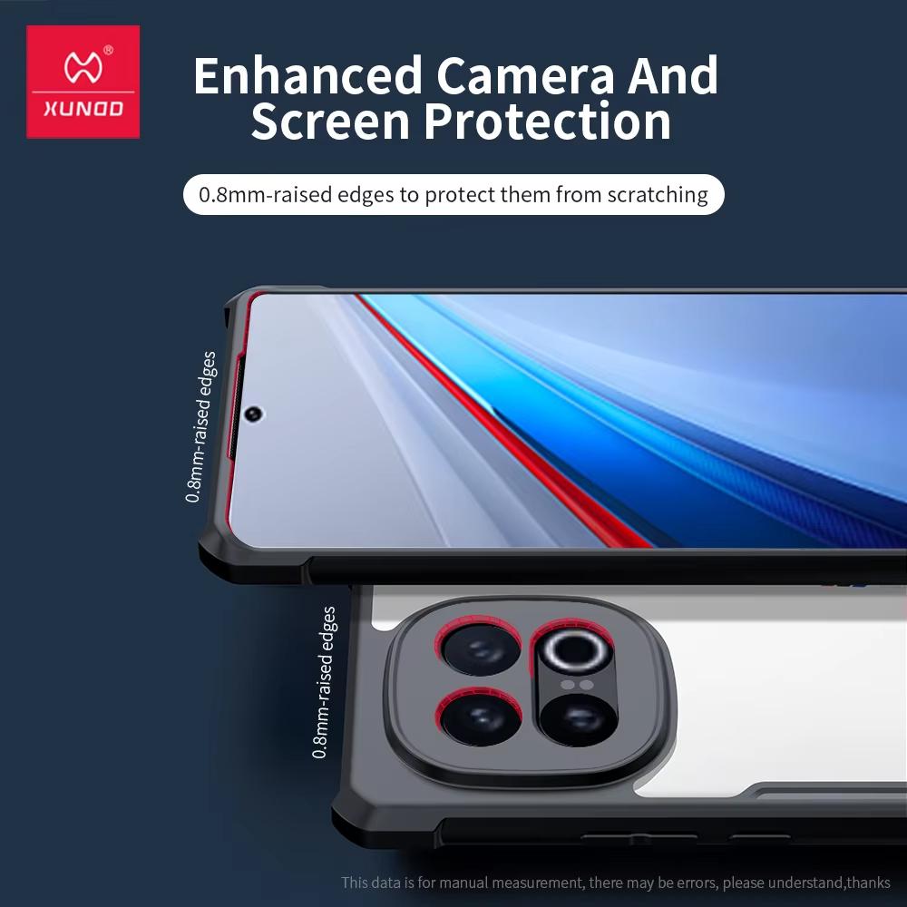 For Vivo iQOO 13 Case XUNDD Transparent Phone Cover Airbag Shockproof Bumper Protective Cases Luxury Casing For Vivo IQOO13