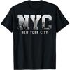 New York City Iconic Skyline T-Shirt Big Apple State NYC Classic Gift Shirt Women Men Graphic Tees